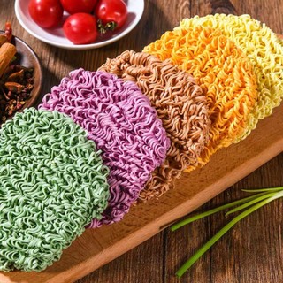 Mì ăn liền rau củ ngũ sắc/Mì kiều mạch, bó xôi, cà rốt, khoai lang tím ăn kiêng, ăn chay, giảm cân