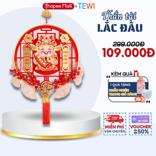 Dải Treo Thần Tài Lắc Đầu Gọi Tài Lộc, Thần Tài Tết Cầu May Mắn, Tài Lộc. Đồ trang trí Thần Tài Tết Nhiều màu sắc