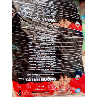 Bịch 30 gói snack dẻo cay miếng cá hồi