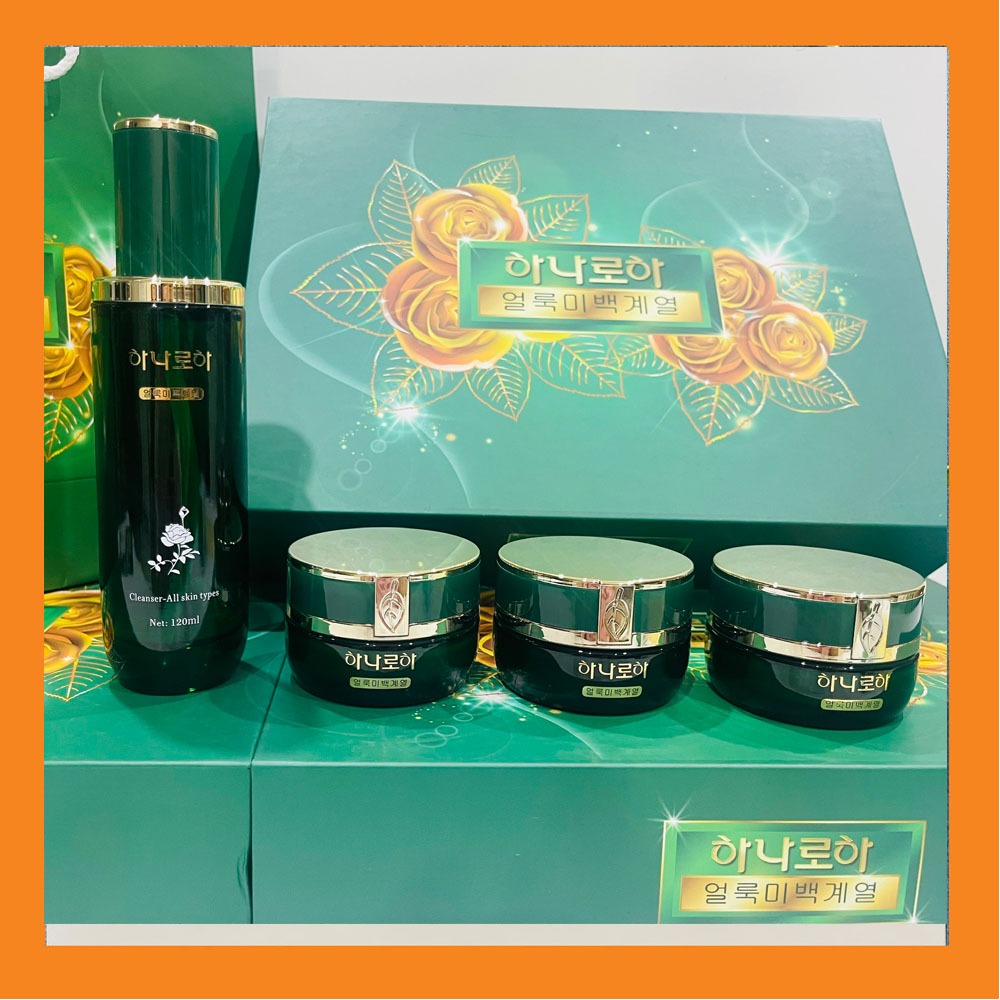 Bộ mỹ phẩm Hoa cúc sạch nám, sáng mịn da Hàn Quốc full hộp hãng (dành cho khách đặt nguyên bộ)