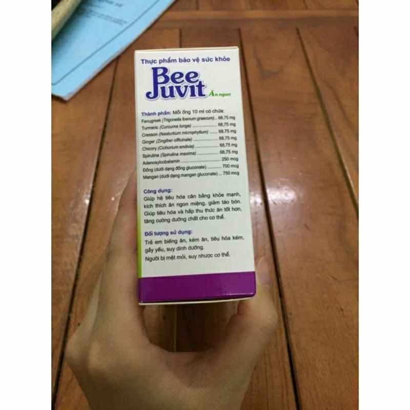 SIRO BEEJUVIT⚡CAM KẾT CHÍNH HÃNG⚡Giúp hệ tiêu hóa cân bằng, khỏe mạnh, kích thích ăn ngon miệng, giảm táo bón 20 ống