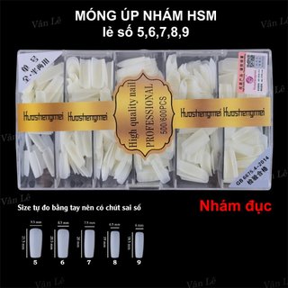 Móng úp nhám lẻ size 5.6.7.8.9 móng mới hsm