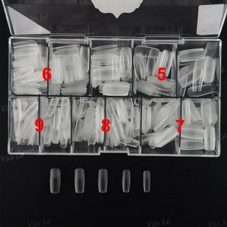 Móng úp nhám lẻ size 5.6.7.8.9 móng mới hsm