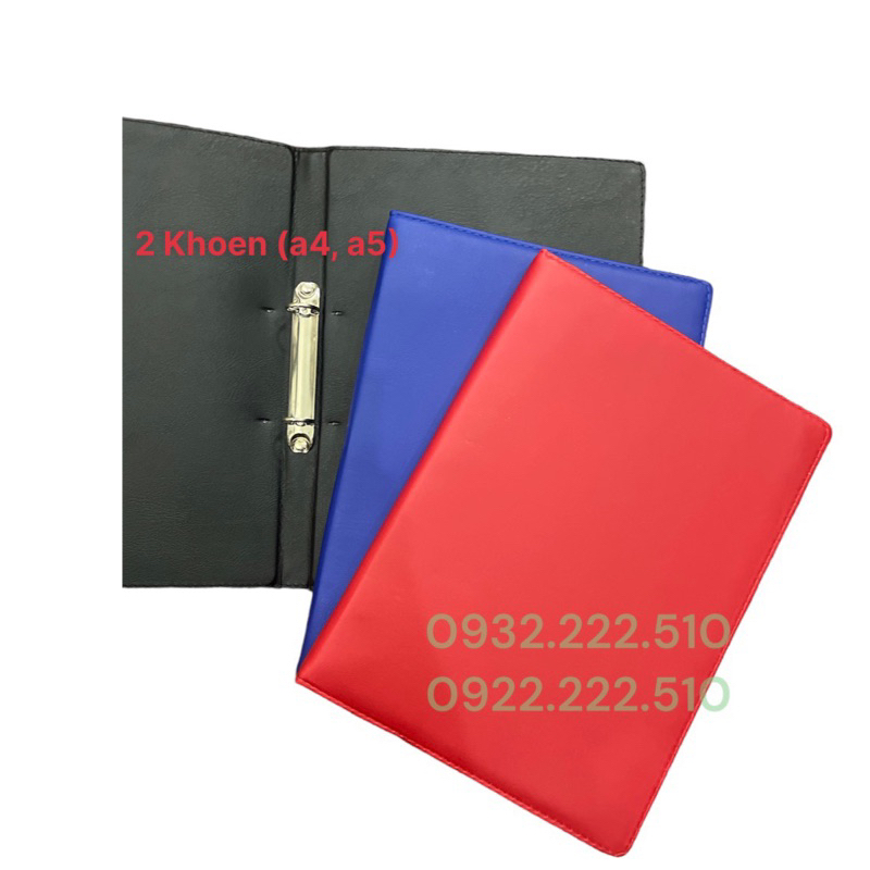 BÌA HỒ SƠ CÒNG DA A4 - A5