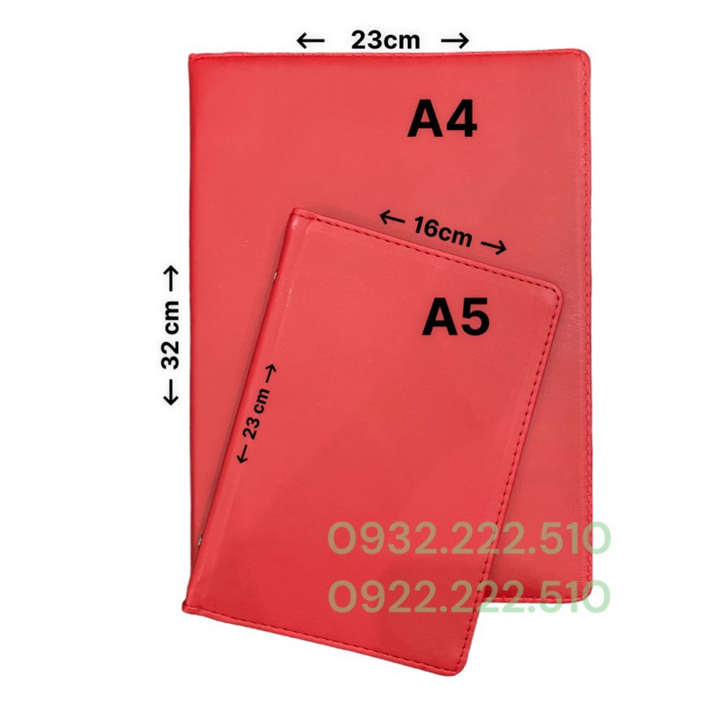 BÌA HỒ SƠ CÒNG DA A4 - A5