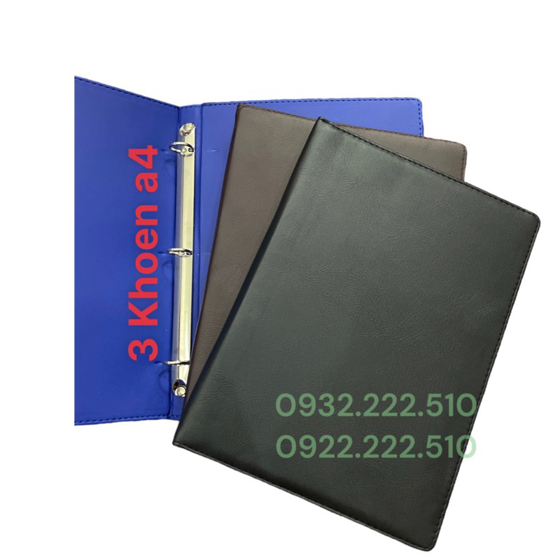 BÌA HỒ SƠ CÒNG DA A4 - A5