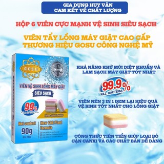 Viên Tẩy Lồng Máy Giặt Công Nghệ Mới Diệt khuẩn 99% ,Vệ Sinh Làm Sạch Và Kéo Dài Tuổi Thọ Máy giặt