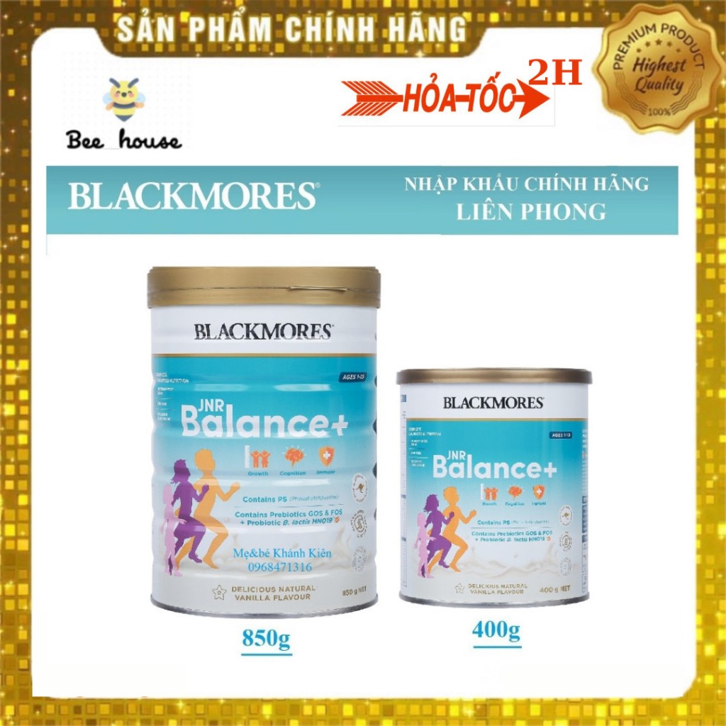 Blackmores JNR Balance + (dành cho trẻ từ 1-10 tuổi) 850g