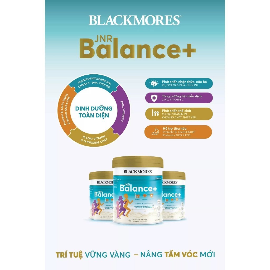 Blackmores JNR Balance + (dành cho trẻ từ 1-10 tuổi) 850g