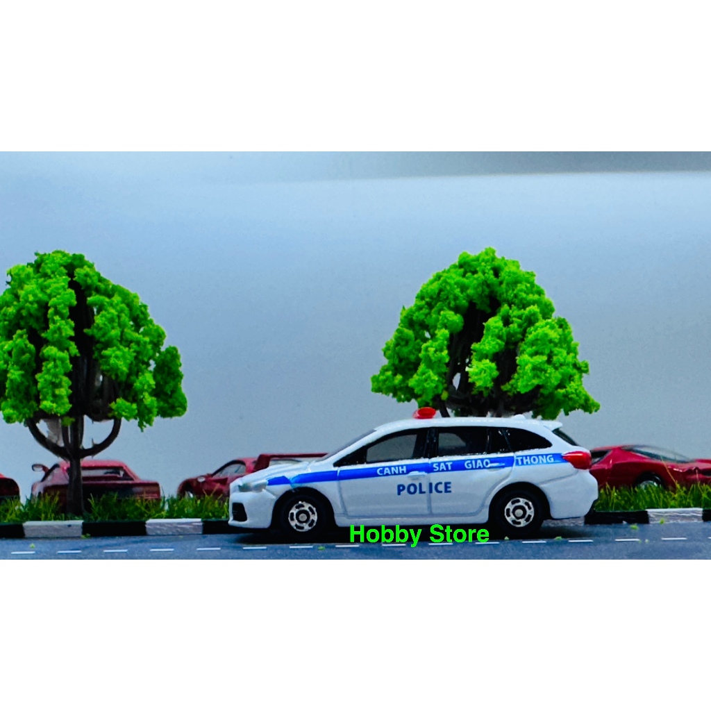 Hobby Store xe mô hình Tomica Subaru Levorg Hàng Độc Quyền Aeon Vietnam Police Car - Xe Cảnh Sát Giao Thông Việt Nam