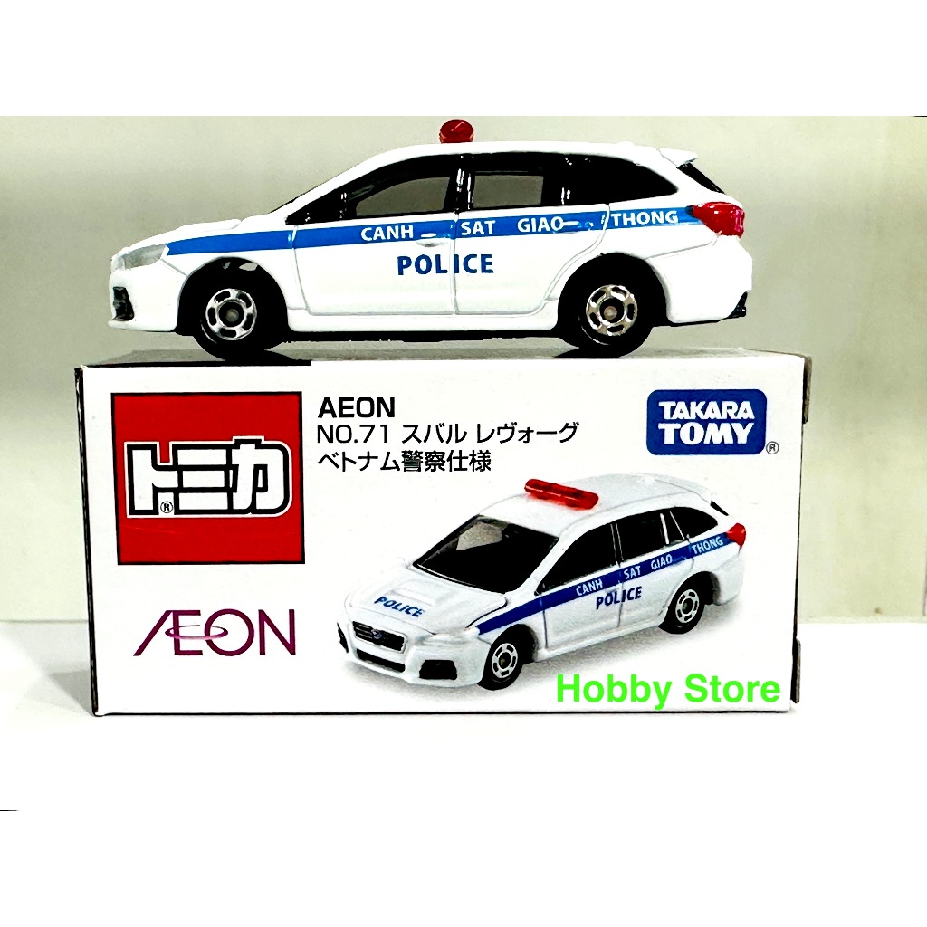 Hobby Store xe mô hình Tomica Subaru Levorg Hàng Độc Quyền Aeon Vietnam Police Car - Xe Cảnh Sát Giao Thông Việt Nam