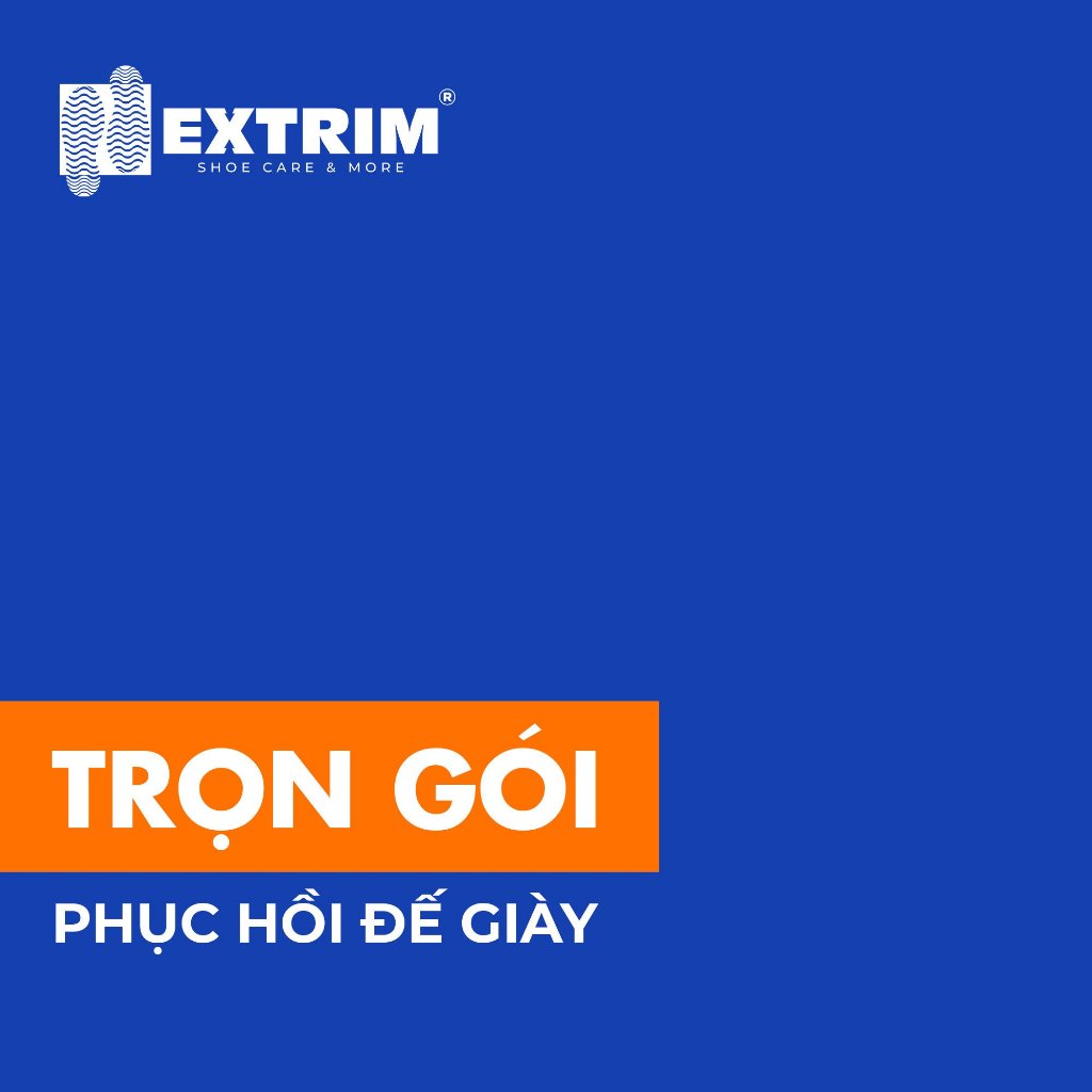 HCM [E-voucher] -  Trọn gói Phục hồi đế tại EXTRIM Vệ sinh giày