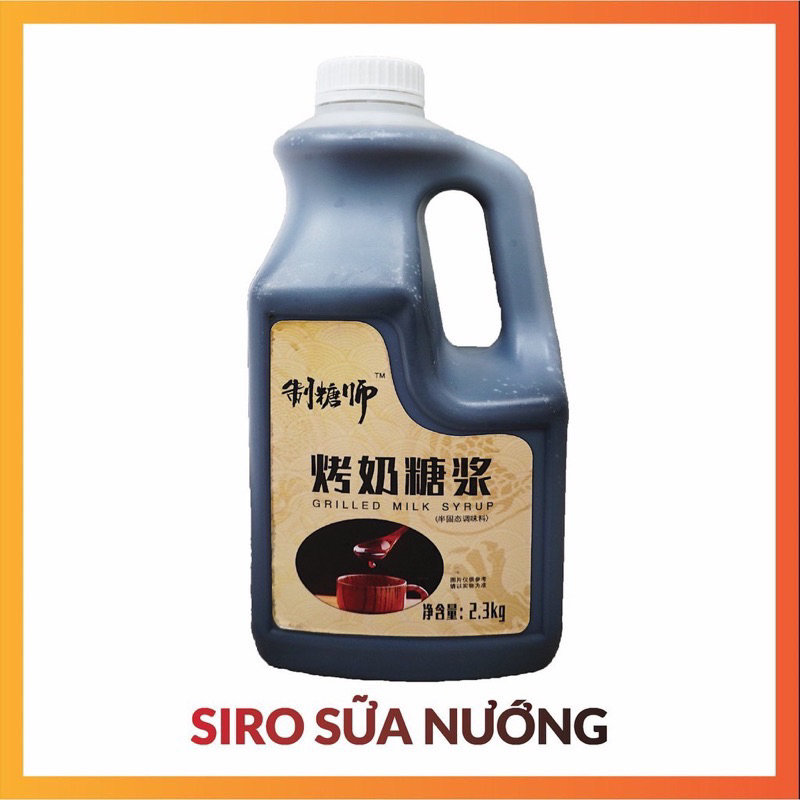 Siro Làm Trà Sữa Nướng, Sốt Nướng Dada ,Siro Sữa Nướng Chuẩn Vị Can 2.3kg