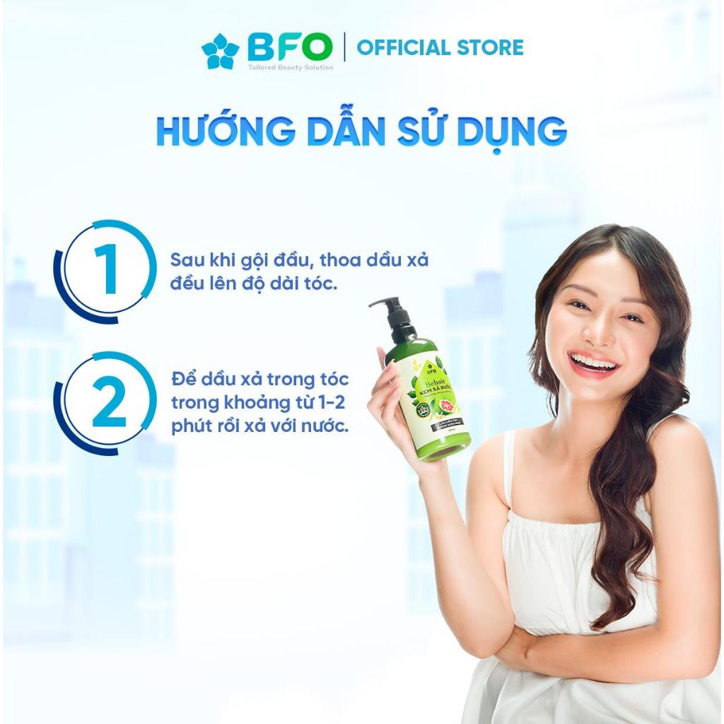 COMBO gội xã tinh dầu bưởi Behair BFO