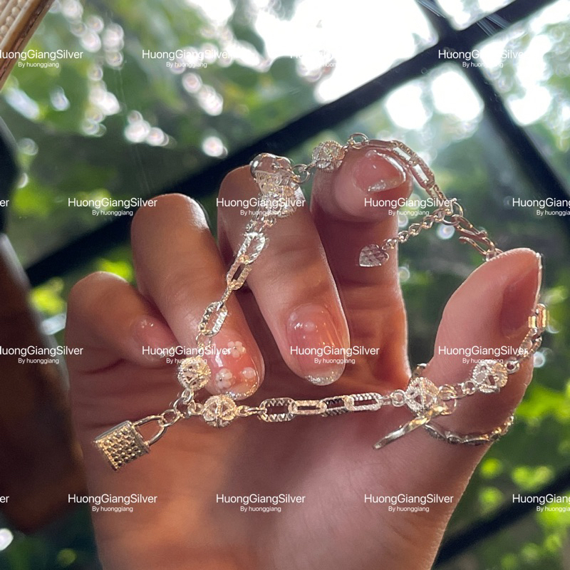 Lắc tay mix charm Bạc s925 - HuongGiangSilver