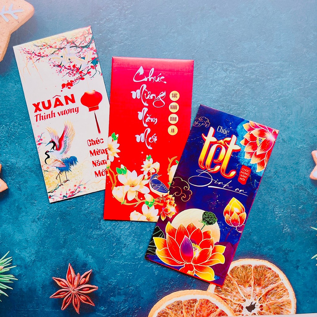Bao Lì Xì Năm Mới 2024 Nhiều Mẫu May Mắn - Phụ Kiện Misu