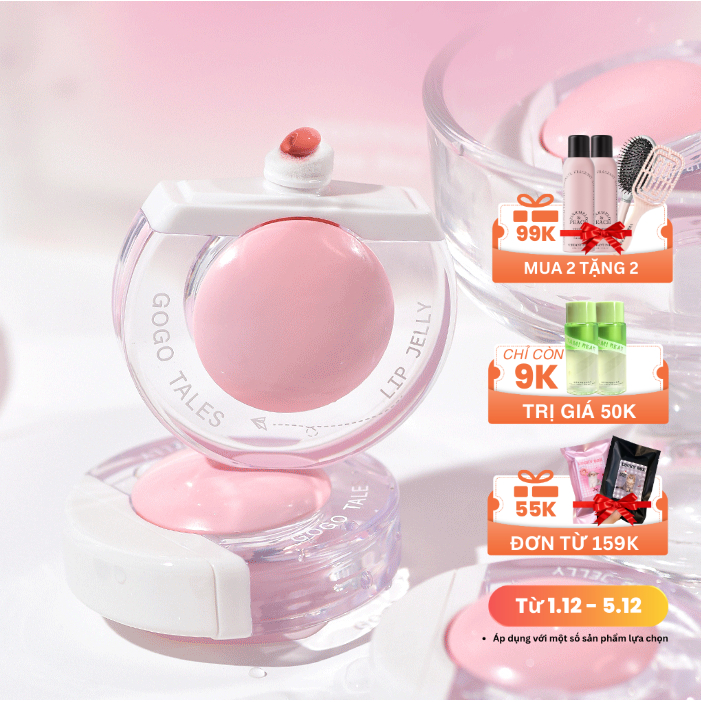 Son bóng GOGO TALES Little Pink Ball Moisturizing Lip Glaze Gogotales GT557 GOGO163