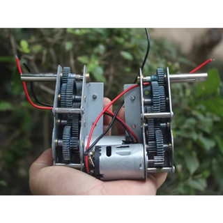 [1 Cặp] Hộp số giảm tốc động cơ DC xe tăng điều khiển từ xa full kim loại