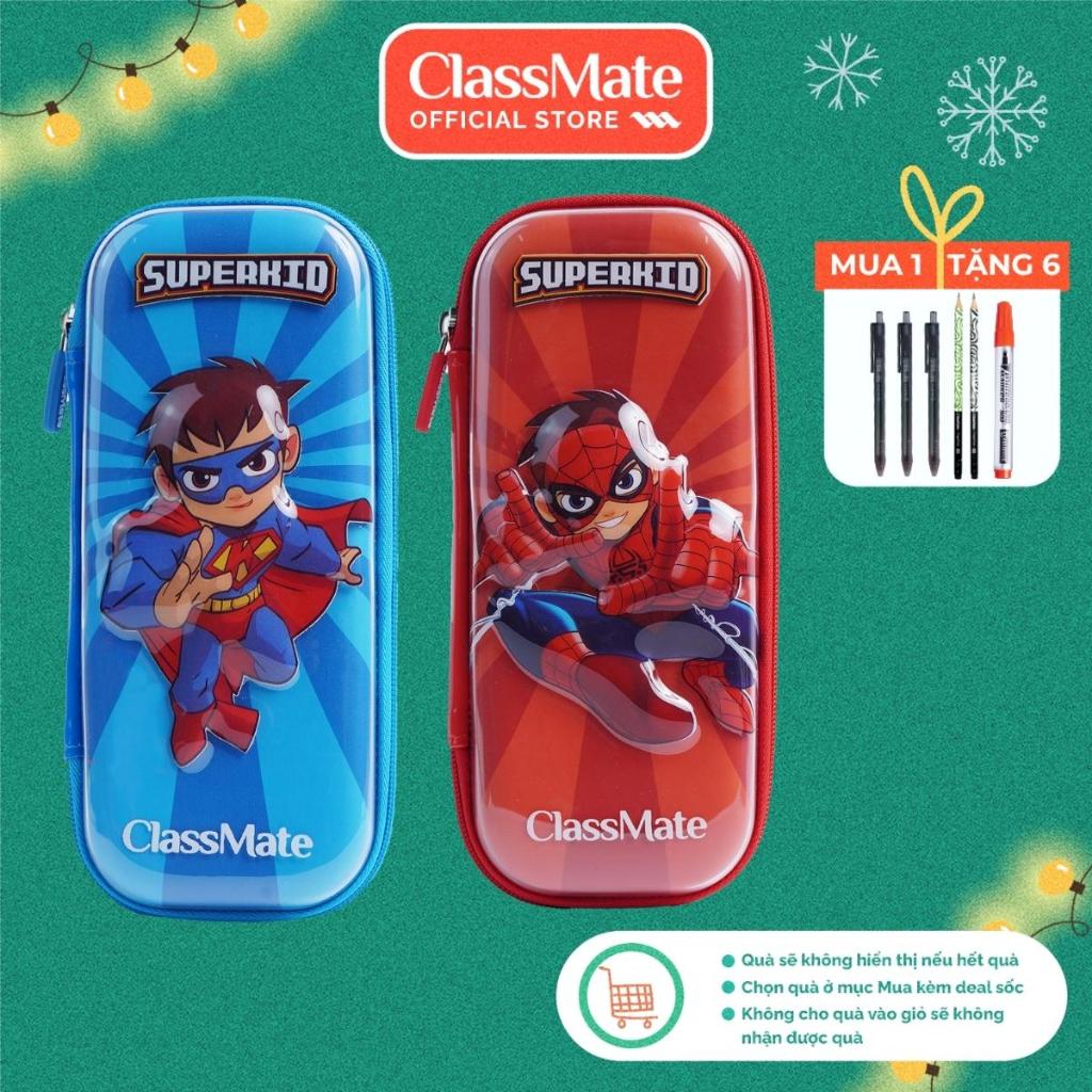 Túi Đựng Bút 3D Cao Cấp SuperKid CLASSMATE Chất Liệu Nhựa, Đường May Chuẩn Chỉnh 21cm CL-PB05SK