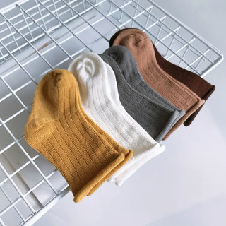 Set 3 đôi tất vớ trơn Hàn Quốc cho bé trai bé gái