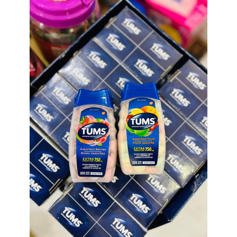 Kẹo Ngậm Tums Extra Strength 750mg 100 viên