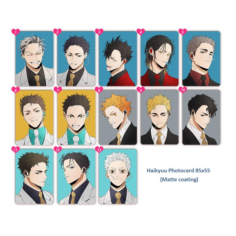 Tranh ảnh Haikyuu!! - Artist ummm_mmma Photocard, Postcard
