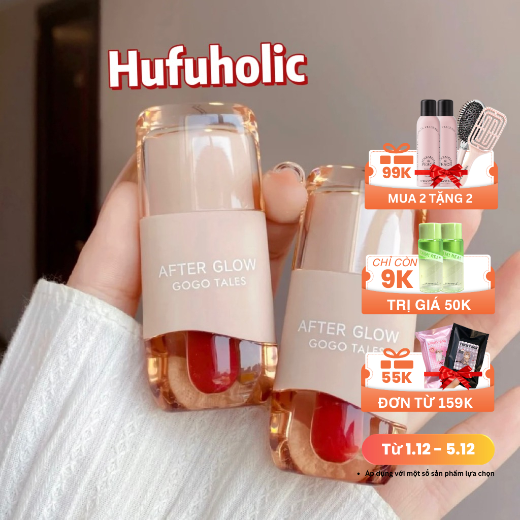 Son kem lì GOGO TALES bóng thạch trong suốt Air Mud Feeling Soft Fog Upper Lip GT476 GOGO147
