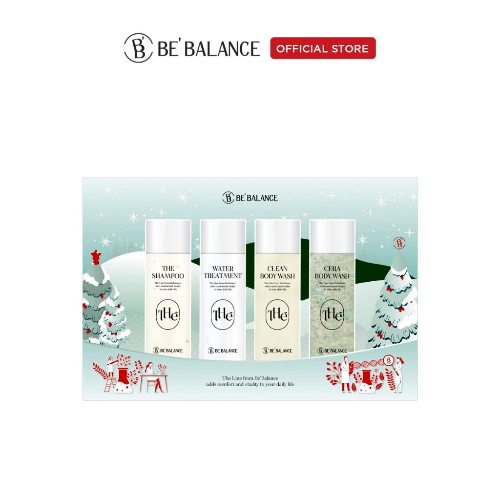 Bộ sản phẩm Travel Kit BEBALANCE 4 sản phẩm chăm sóc tóc và cơ thể