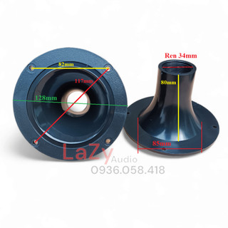 Phễu loa 13cm - họng kèn - họng loa - họng treble