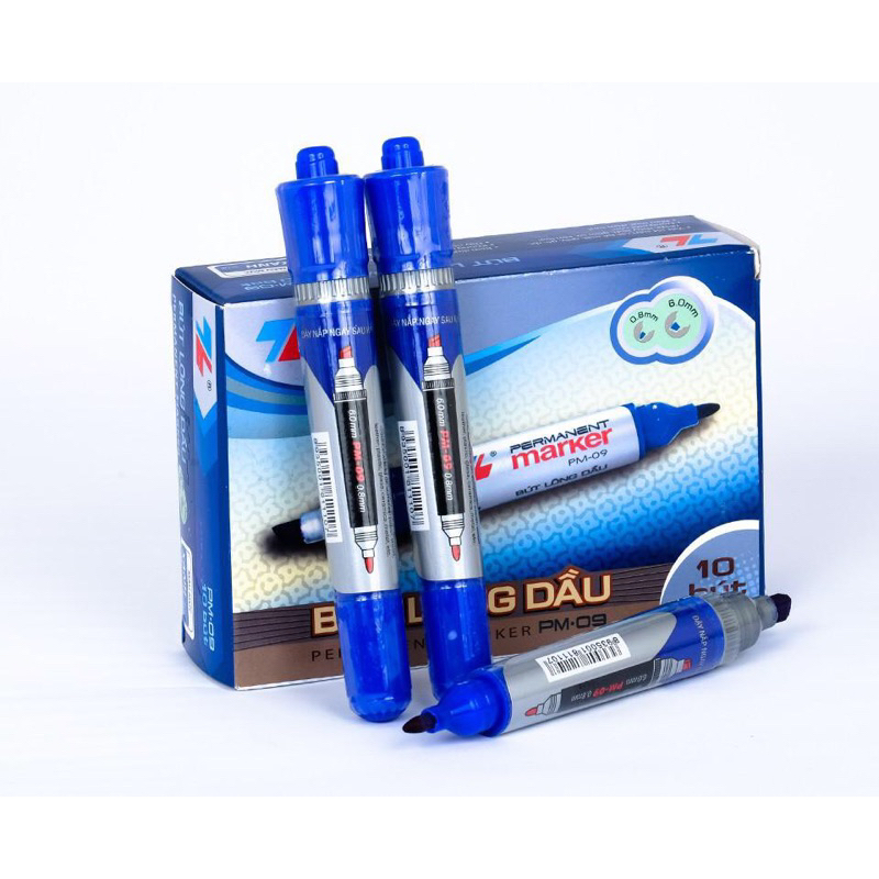 Bút lông dầu Thiên Long PM09(xanh,đỏ,đen)