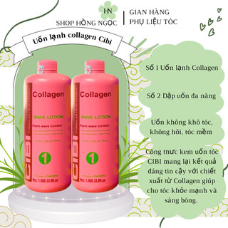 Uốn lạnh collagen Cibi 1000ml x 2