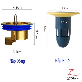 Nắp chặn lỗ cống thoát sàn một chiều chống mùi hôi côn trùng