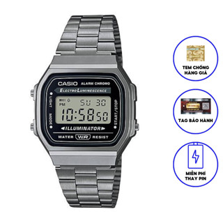 Đồng hồ Casio Nam Dây Kim Loại Vintage A168WGG-1ADF Chính Hãng