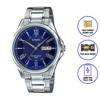 Đồng Hồ Nam Casio Dây Thép Không Ghỉ MTP-1384D-2AVDF Chính Hãng