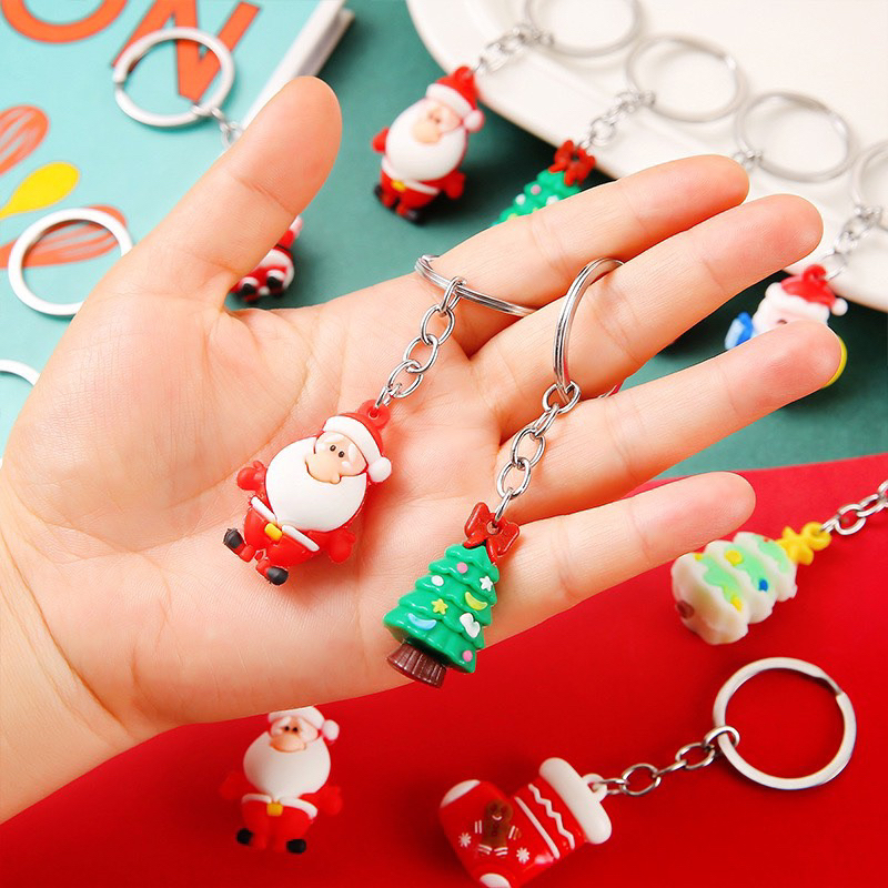 Móc khóa Noel 3D
