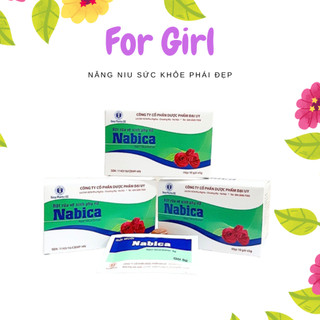 Nabica hộp 10 gói - muối rửa vệ sinh phụ nữ, làm sạch, khử mùi hôi