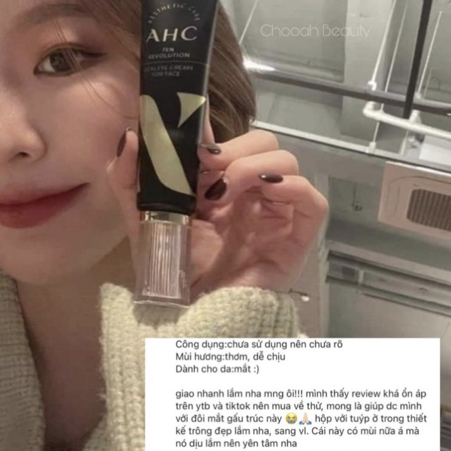 Kem mắt AHC bản đen gấp đôi Collagen