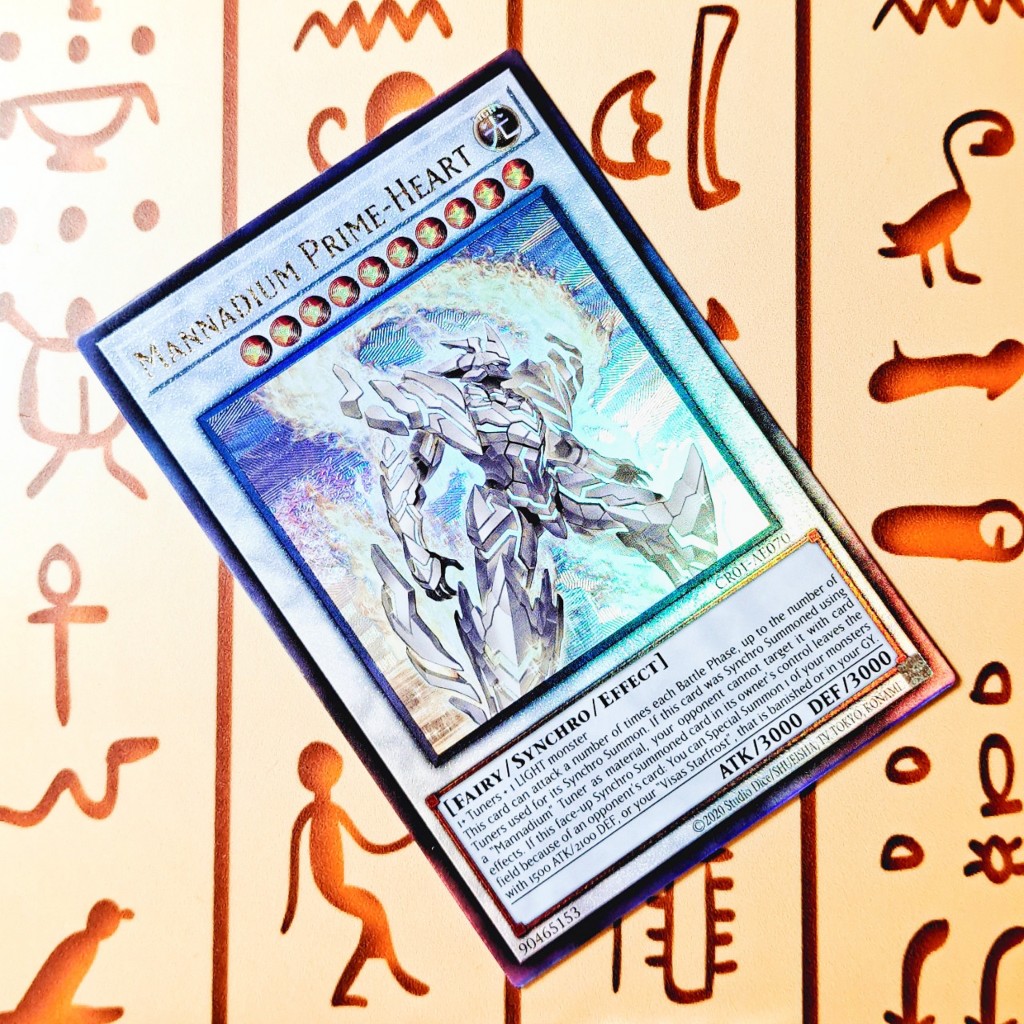 Thẻ bài Yugioh!: Mannadium Prime-Heart - CR01-AE070 - Ultimate Rare