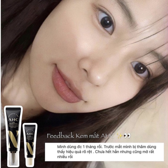 Kem mắt AHC bản đen gấp đôi Collagen