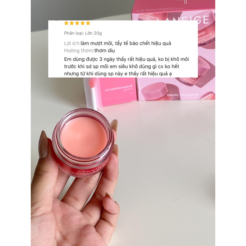 Mặt Nạ Ngủ Cho Môi Laneige Lip Sleeping Mask 3g/20g