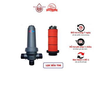 Lọc Đĩa chống tắc béc phi T60 lưu lượng 30m3/h dùng lọc rác cho trong hệ thống tưới -PHỤ KIỆN TƯỚI GIÁ SỈ