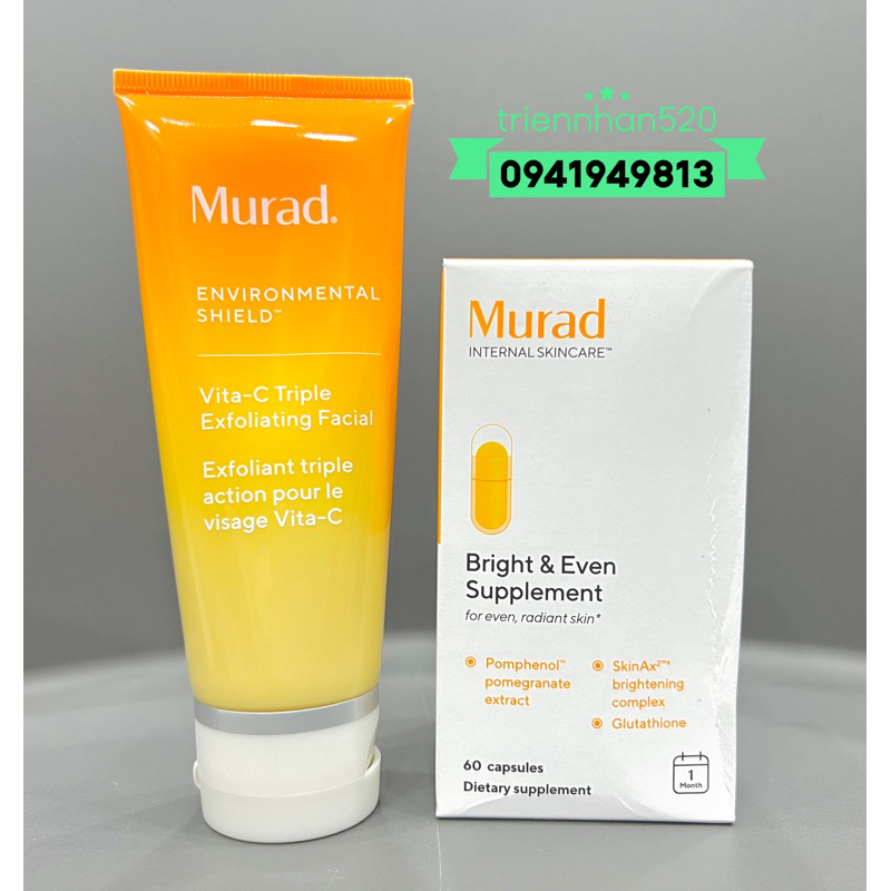 Viên uống chống nắng Murad Bright & Even Supplement 60 viên