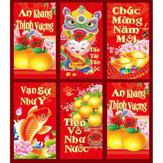 Combo 10 Bao Lì Xì 2024 Giáp Thìn