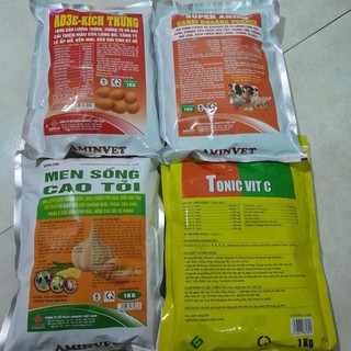 Gói Men tiêu hóa cao tỏi 1kg Men tiêu hóa sống gà, ngan, vịt...