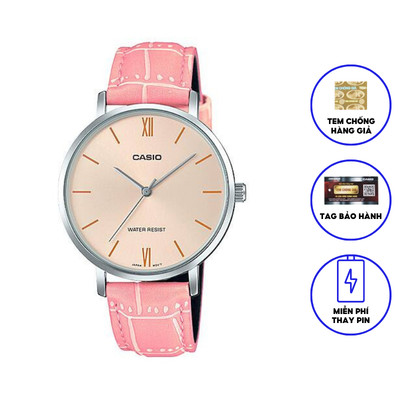 Đồng Hồ Nữ CASIO LTP-VT01L-4BUDF Dây Da Chính Hãng