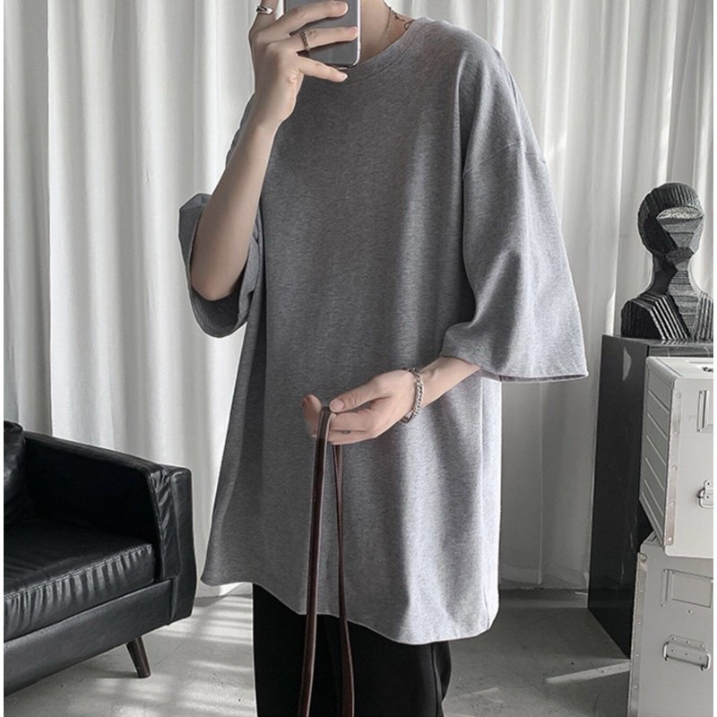 Áo Thun Trơn Oversize màu TRẮNG/ĐEN/TAN form nam nữ Unisex 🖤 Áo phông form rộng tay lỡ July7store