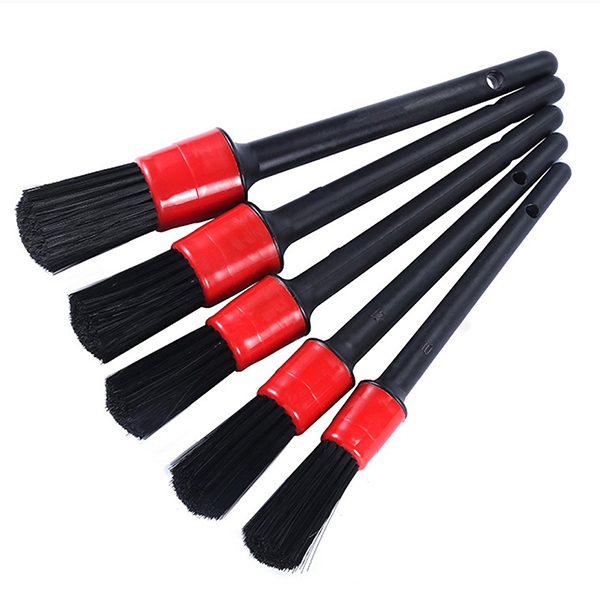 Bộ 5 Cây Cọ Vệ Sinh Xe Ô Tô Xe Máy Đa Năng - Cọ Rửa Khoang Máy, Mâm Xe, Nội Thất, Giá Siêu Tốt