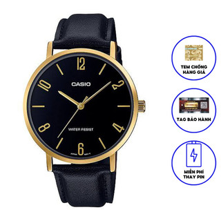 Đồng hồ nam dây da Casio MTP-VT01GL-1B2UDF chính hãng