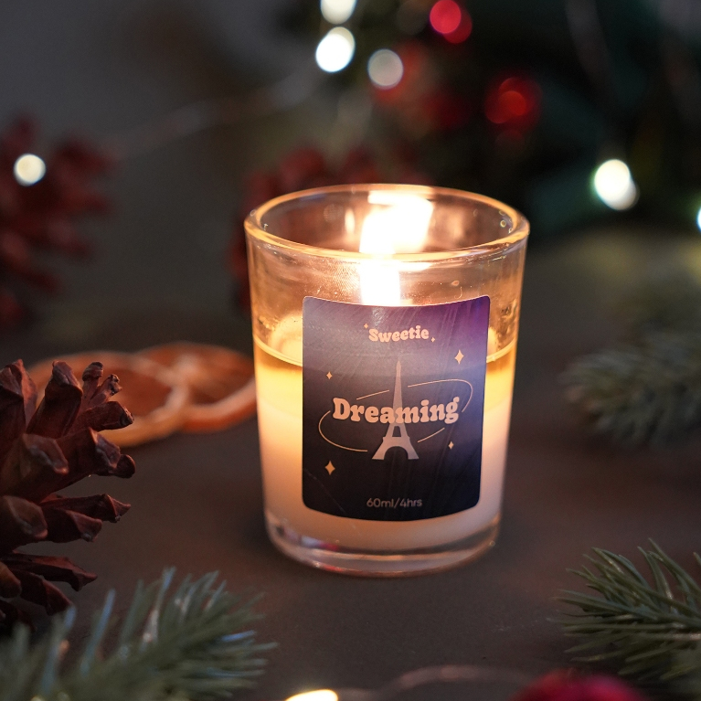 Nến Thơm Phòng Ngủ SWEETIE 12 Mùi Thư Giãn Dễ Ngủ Dễ Chill Dễ Chịu