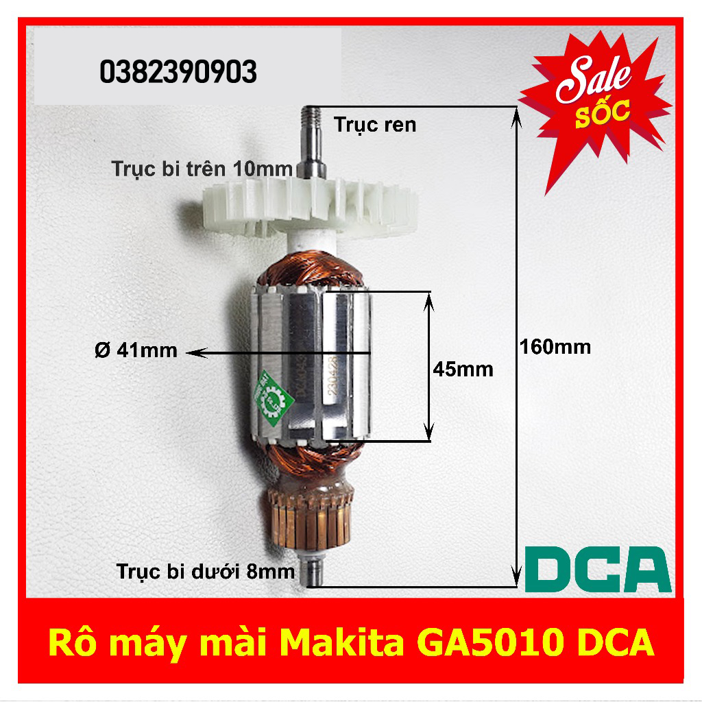 Rô máy mài Makita GA5010 hàng DCA